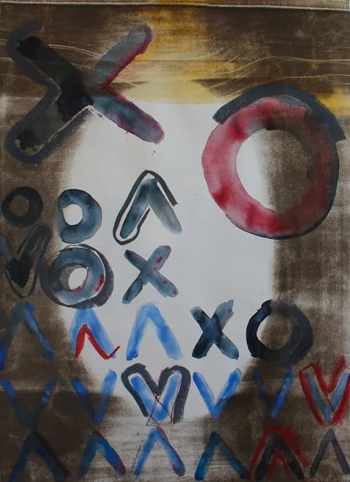Amanece y seguimos jugando, pintura de Valentín Pedrosa (2012)