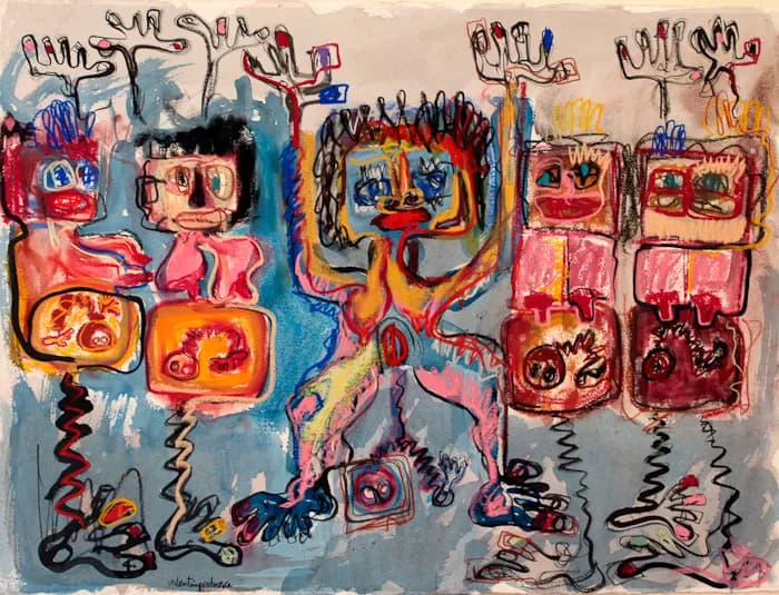 At Delivery, pintura de Valentín Pedrosa (2011)