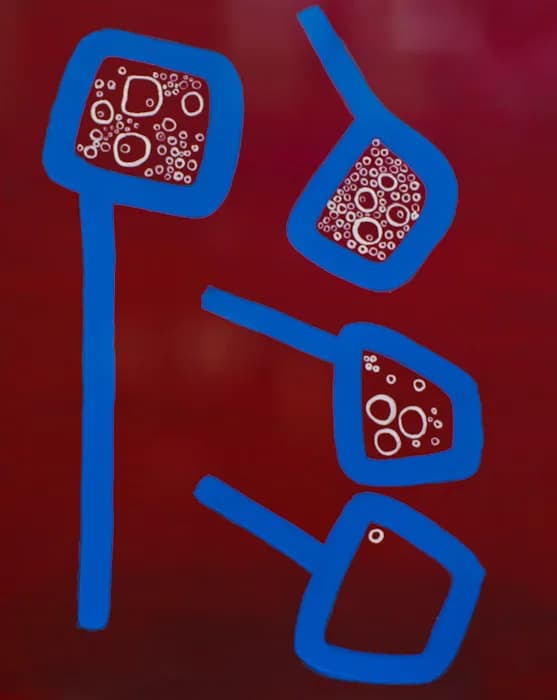 Cuasi-organic forms, pintura de Valentín Pedrosa (2013)