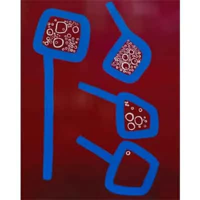 Cuasi-organic forms, pintura de Valentín Pedrosa (2013)