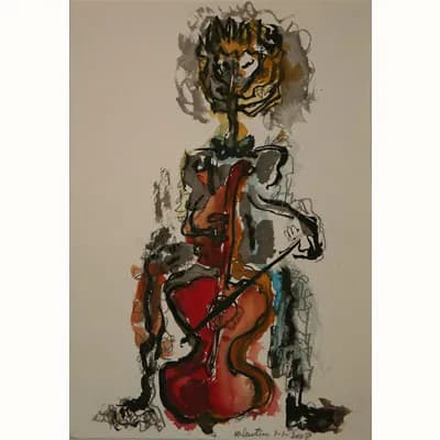 Cuerda, pintura de Valentín Pedrosa (2008)
