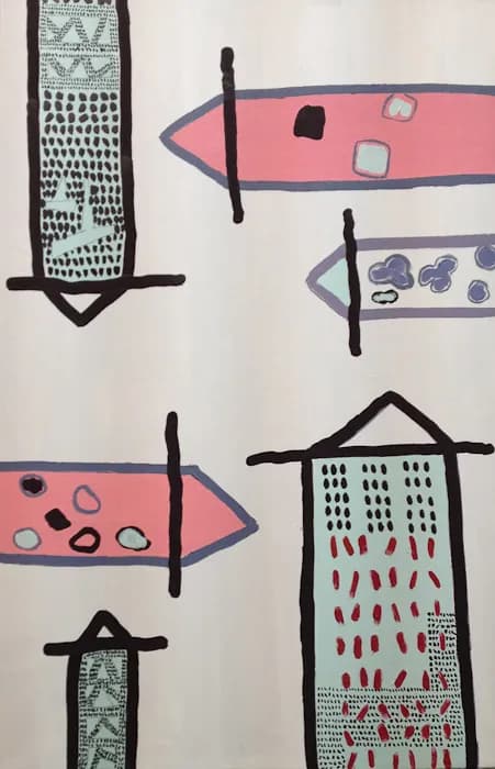Drying place in the sky, pintura de Valentín Pedrosa (2012)