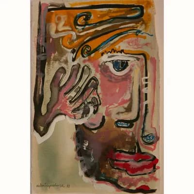 Génesis 1, pintura de Valentín Pedrosa (2010)