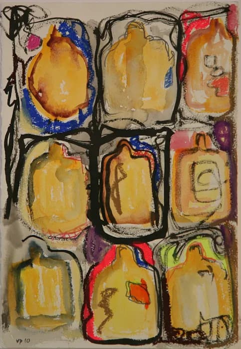 Génesis 2, pintura de Valentín Pedrosa (2010)