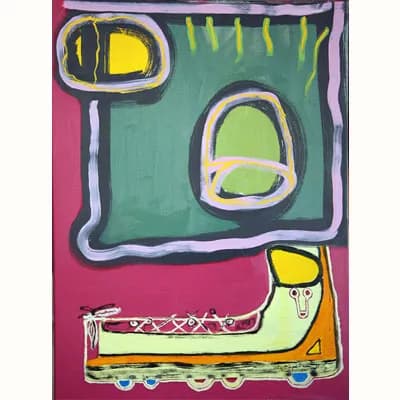 Green Walker, pintura de Valentín Pedrosa (2011)