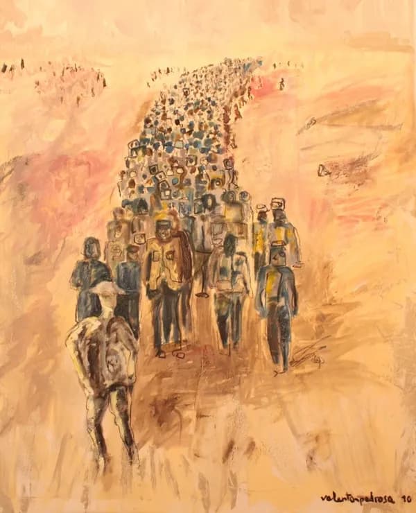 Irak, pintura de Valentín Pedrosa (2010)