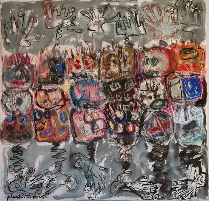Platea, pintura de Valentín Pedrosa (2010)