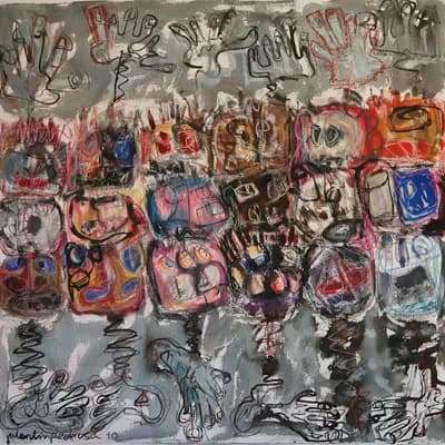 Platea, pintura de Valentín Pedrosa (2010)
