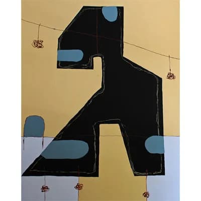 Red in Black, pintura de Valentín Pedrosa (2012)