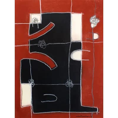 Red Night, pintura de Valentín Pedrosa (2012)
