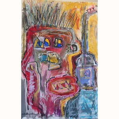 Rock Zarabanda, pintura de Valentín Pedrosa (2010)