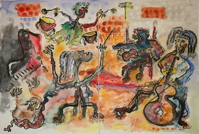 Sinfonía General, pintura de Valentín Pedrosa (2008)
