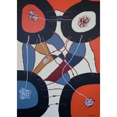 Temporary Folds, pintura de Valentín Pedrosa (2011)