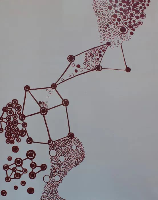 Vía Láctea, pintura de Valentín Pedrosa (2013)