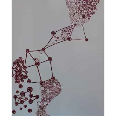 Vía Láctea, pintura de Valentín Pedrosa (2013)