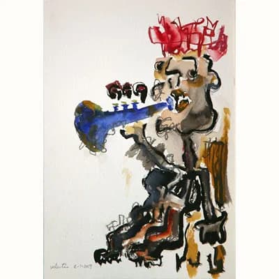 Viento Azul, pintura de Valentín Pedrosa (2009)