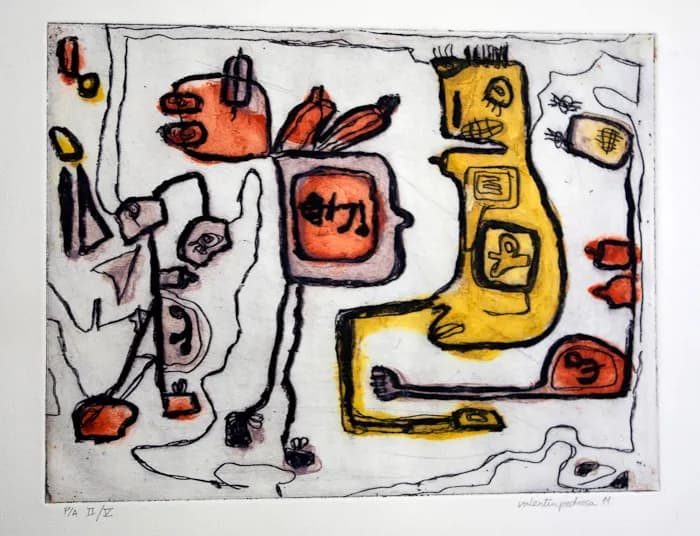 Waiting For a New Life, obra gráfica de Valentín Pedrosa (2011)