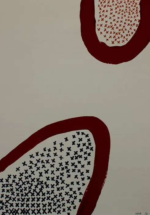 Entre el Cielo y el Suelo III, pintura de Valentín Pedrosa (2013)