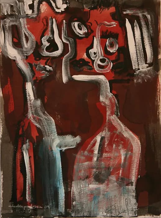 Invitando a la duquesa, pintura de Valentín Pedrosa (2009)