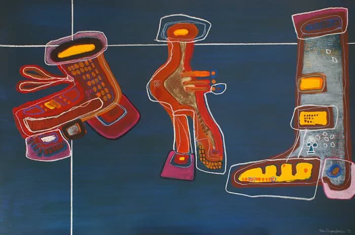 Ménage à Troi, pintura de Valentín Pedrosa (2012)