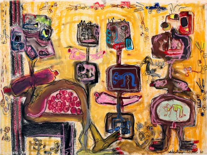 Queen Mother, pintura de Valentín Pedrosa (2010)