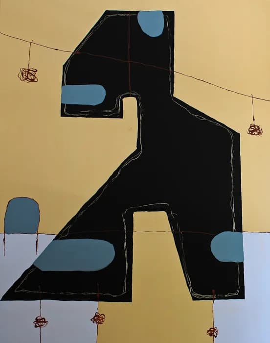 Red in Black, pintura de Valentín Pedrosa (2012)