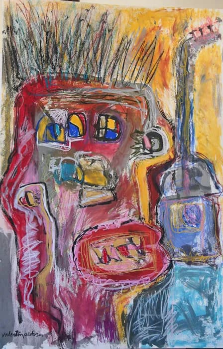 Rock Zarabanda, pintura de Valentín Pedrosa (2010)