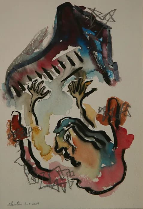 Soy de Cola, pintura de Valentín Pedrosa (2009)